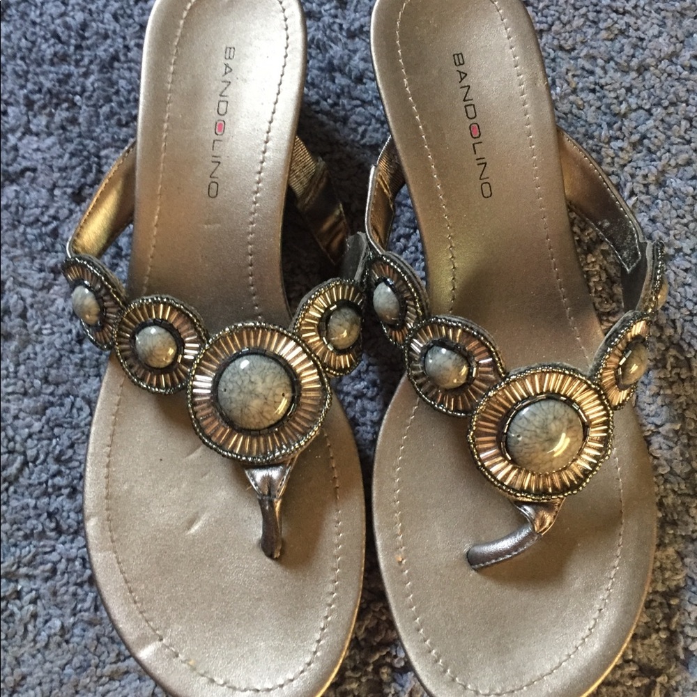 Bandolino sandal heels size 6.5
